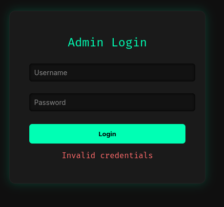denied login